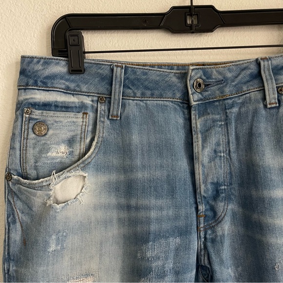 G Star Restocked Denim ARC Skinny Denim Patch Distress Jeans - Picture 2 of 8